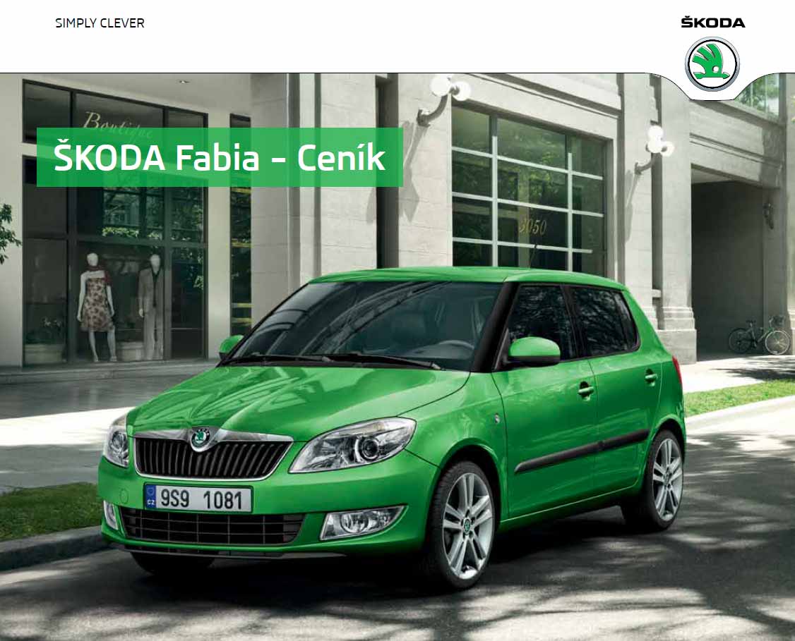 Škoda Fabia 2 ceník 08/2011