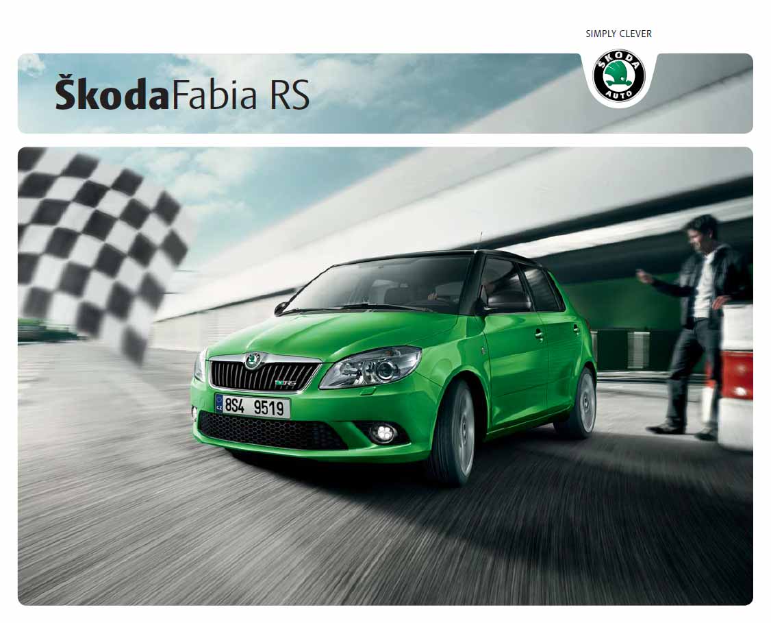Škoda Fabia 2 RS katalog 09/2010