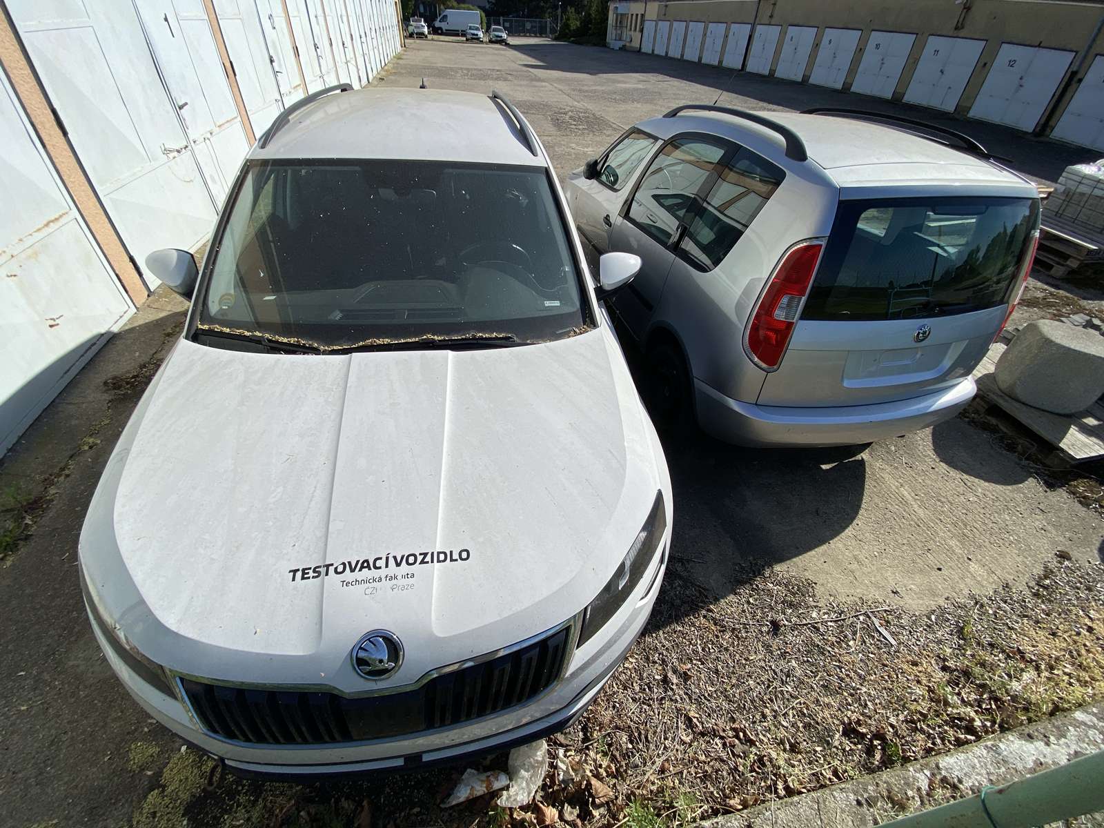 Předsériová Škoda Roomster v Praze