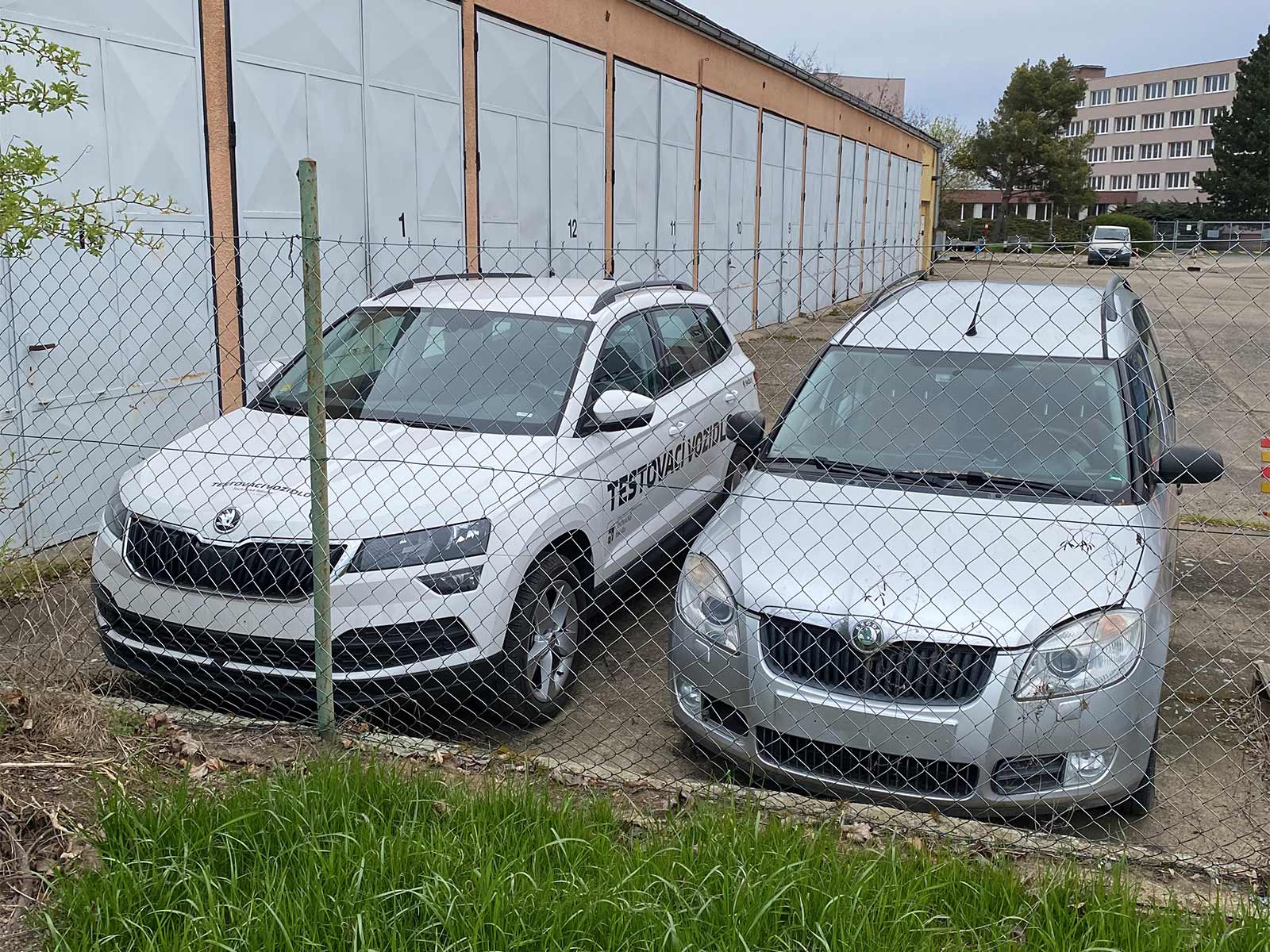 Předsériová Škoda Roomster v Praze