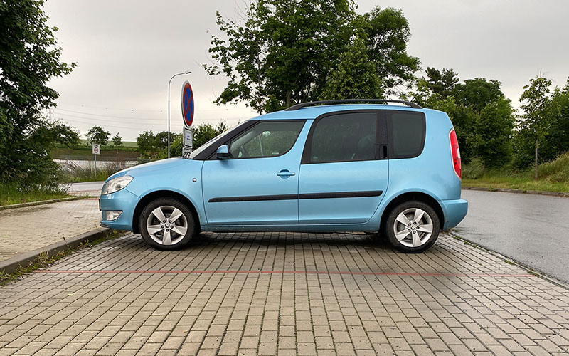 Škoda Roomster 2015 v barvě modrá Miami