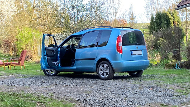 Škoda Roomster 2015 v barvě modrá Miami