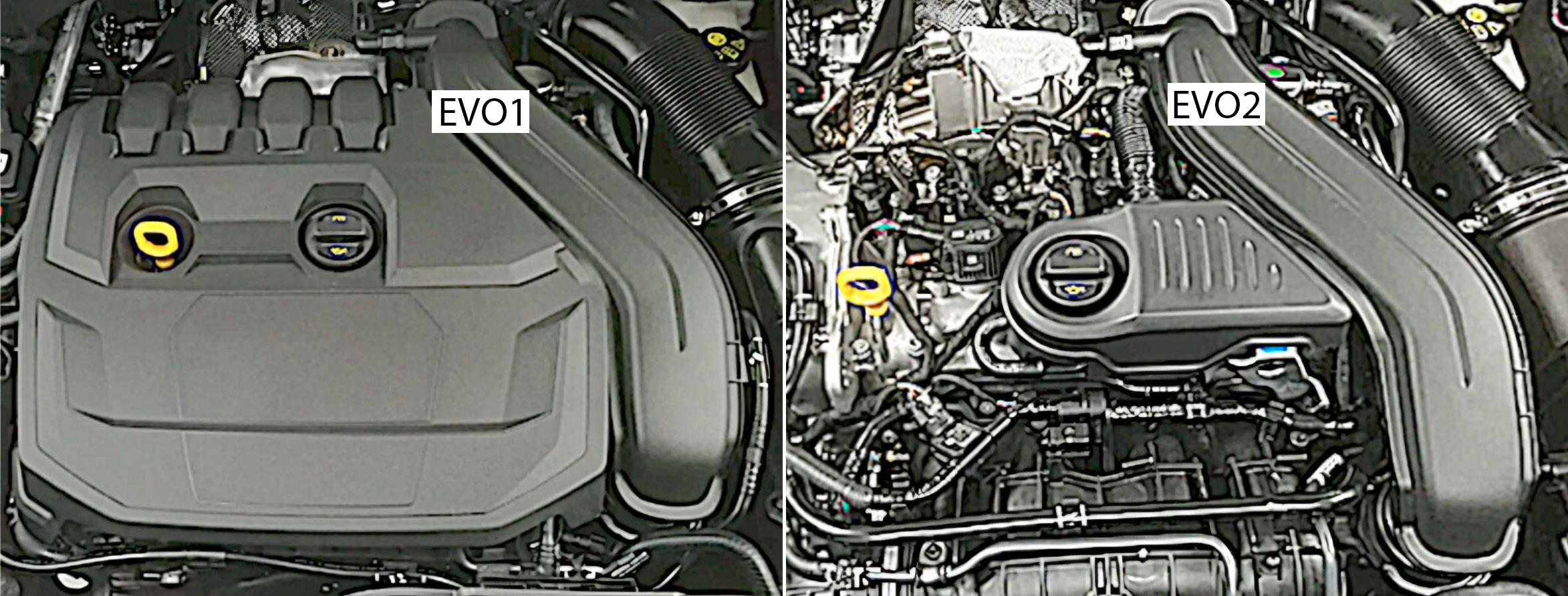 Srování motorů 1.5 TSI EVO 1 a EVO 2