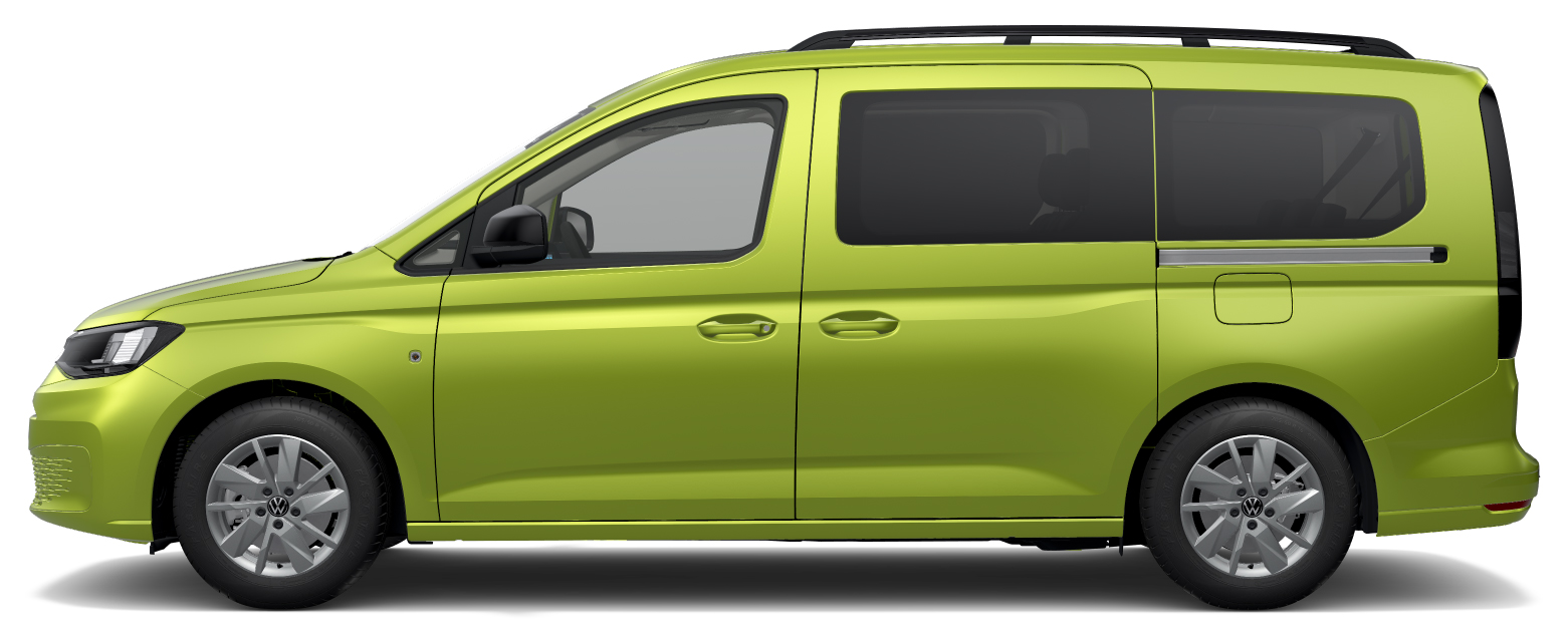 VW Caddy Maxi Life 2023, zelená Golden