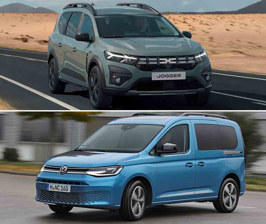 Dacia Jogger vs. Volkswagen Caddy