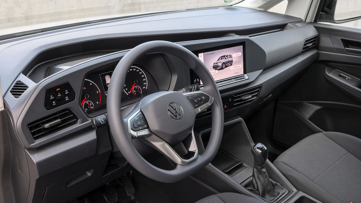 Matná palubní deska Volkswagenu Caddy