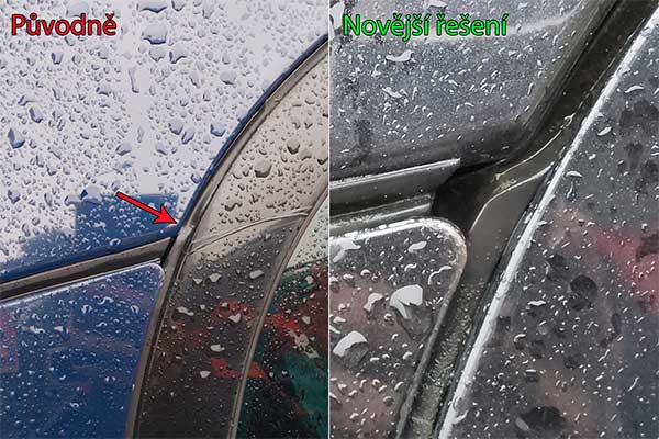 Černé parkovací senzory